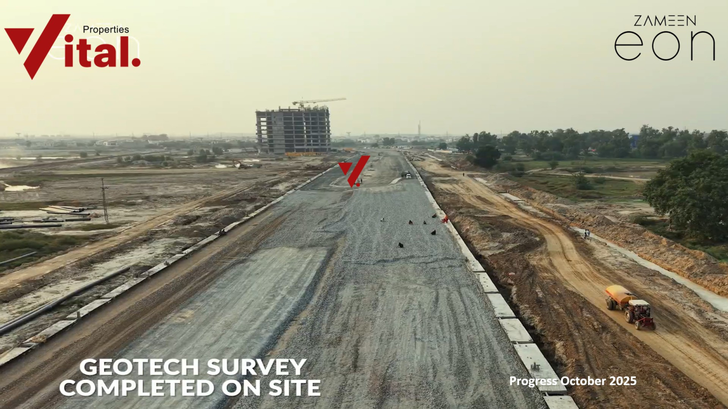 Zameen EON Lahore Construction progress october 2025