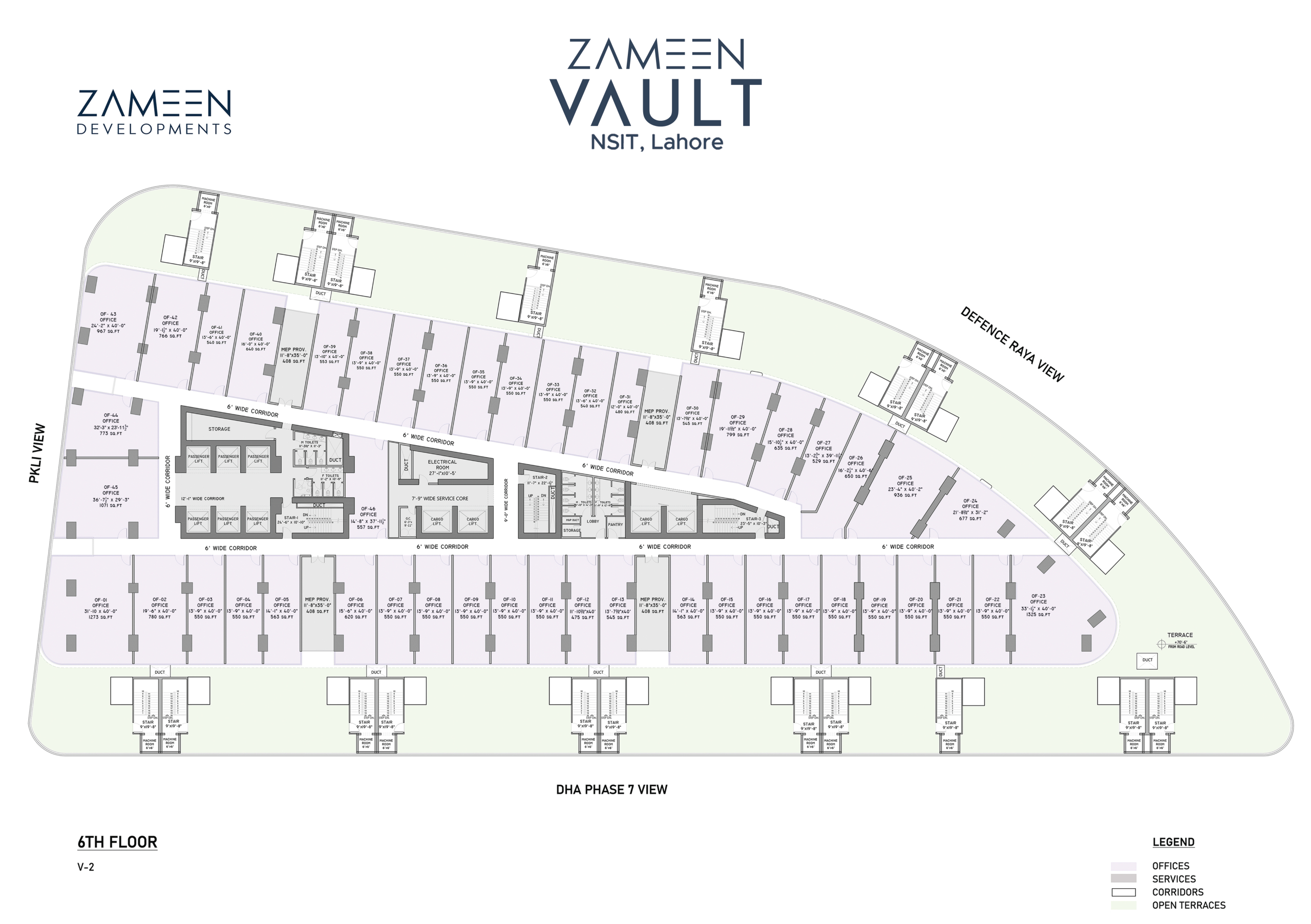 Zameen Vault Lahore 6th Floor