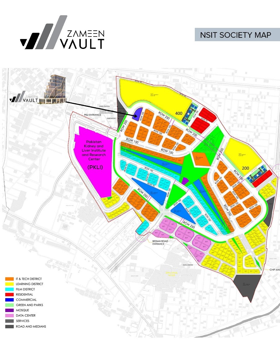 Zameen Vault Lahore Location
