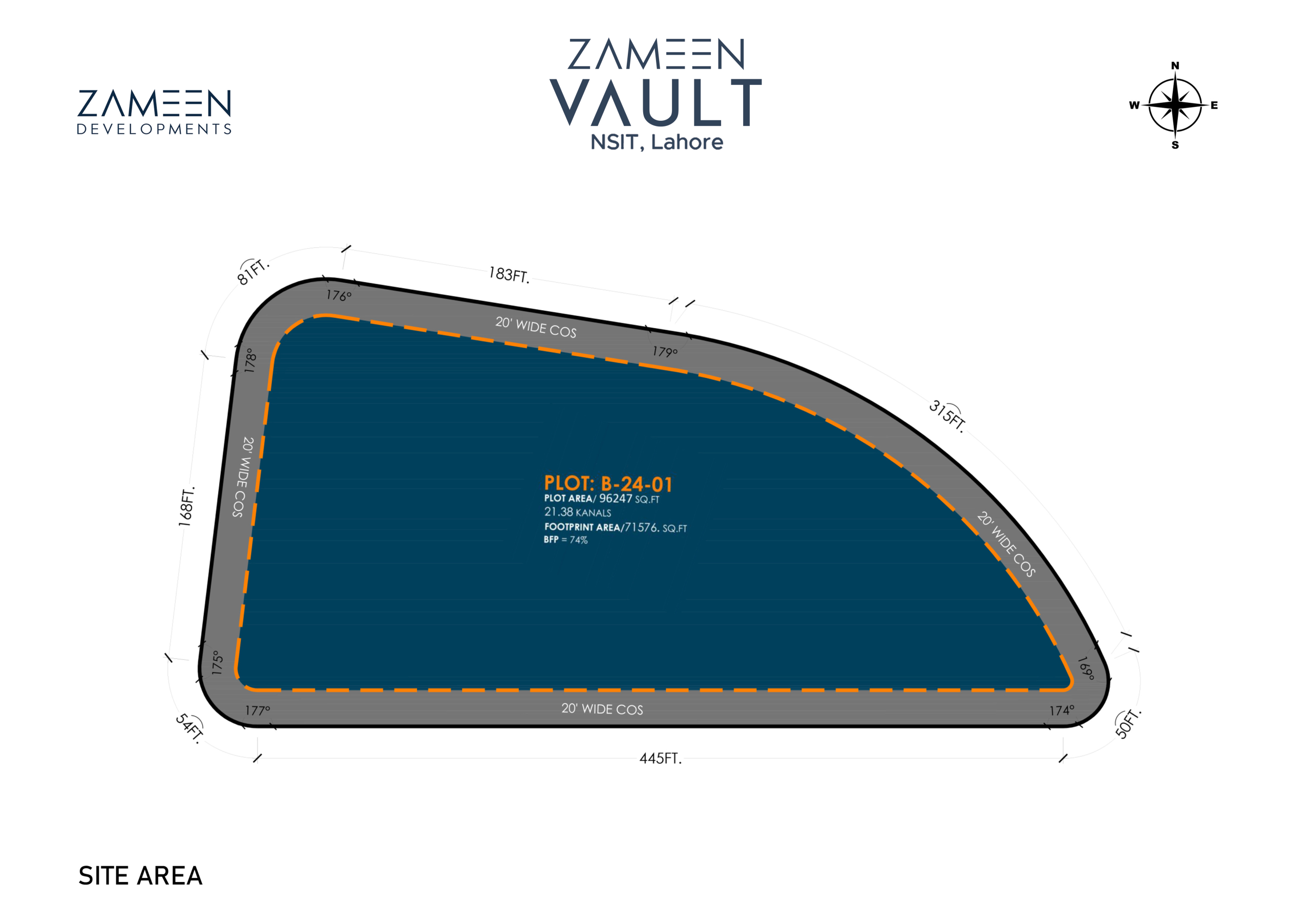 Zameen Vault Lahore Plot Map