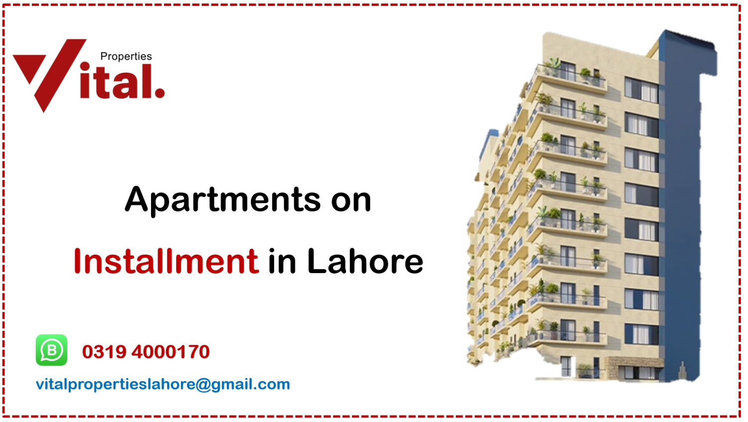 Apartments on Installment in Lahore