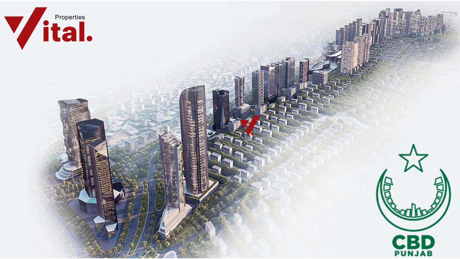 Central Business District Lahore 3D images