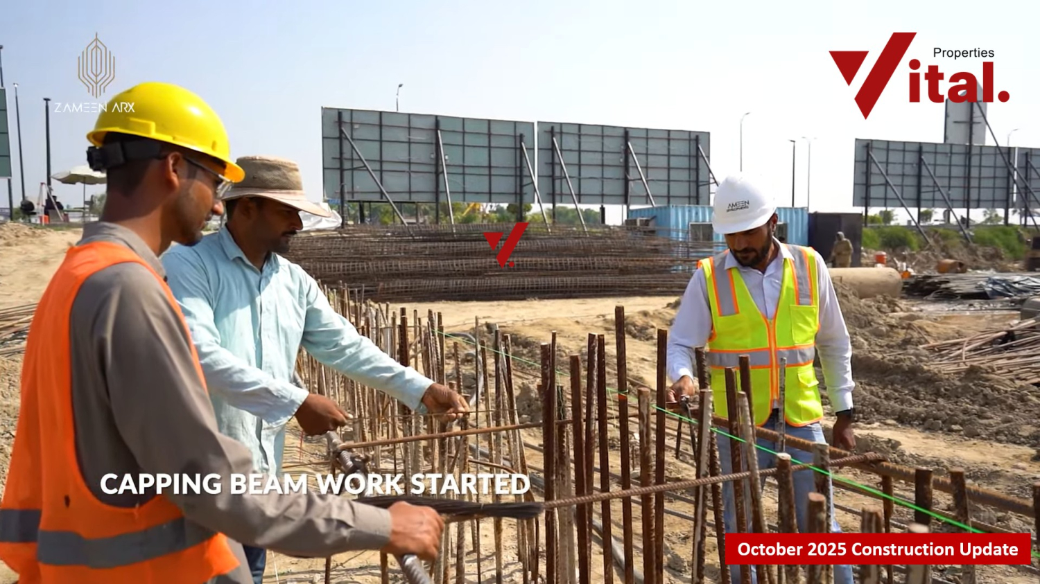 Zameen Arx Lahore Construction Progress Oct 2025